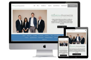 Rainwater Drake Dental website before redesign