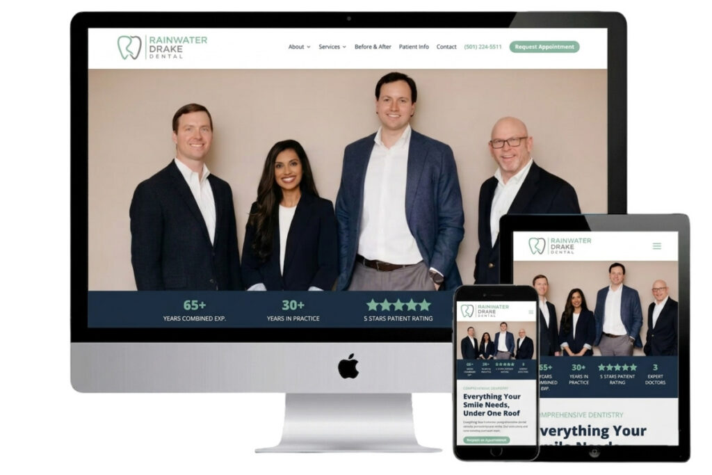 website for little rock arkansas dental practice
