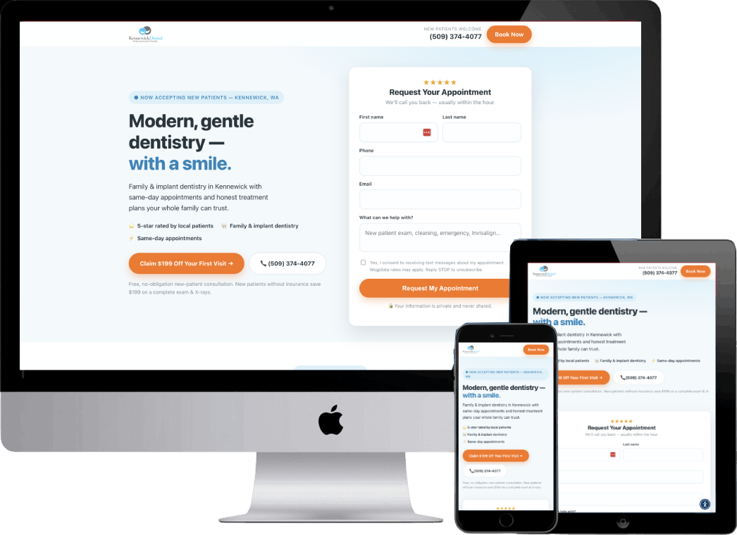 Kennewick Dental LP on multiple devices