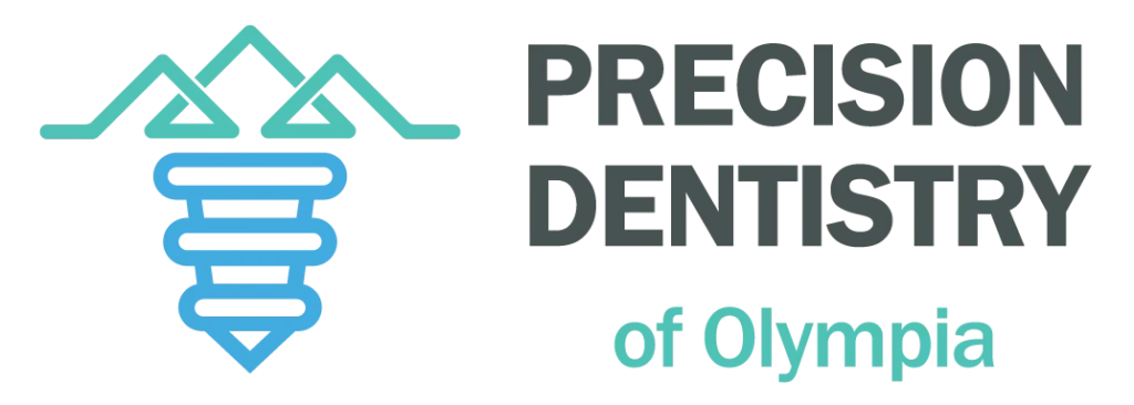 Precision Dentistry of Olympia logo designed by Titan Web Agency