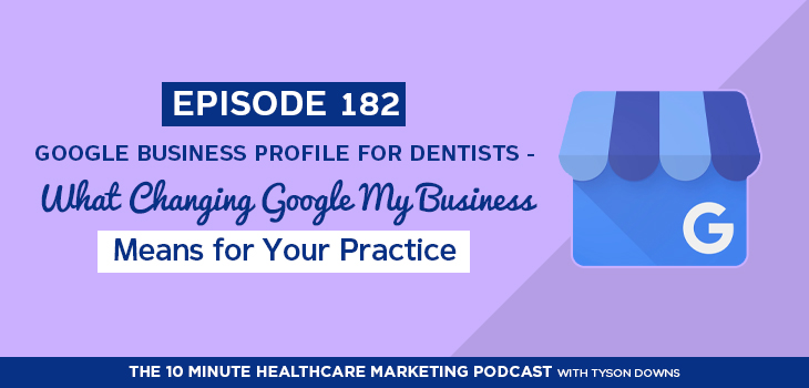 google business profile for dentists