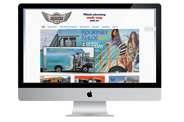 Advertising Vehicles Website