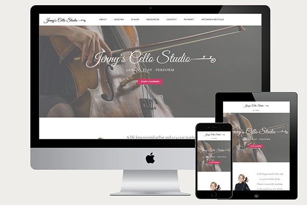 Jennys Cello Website