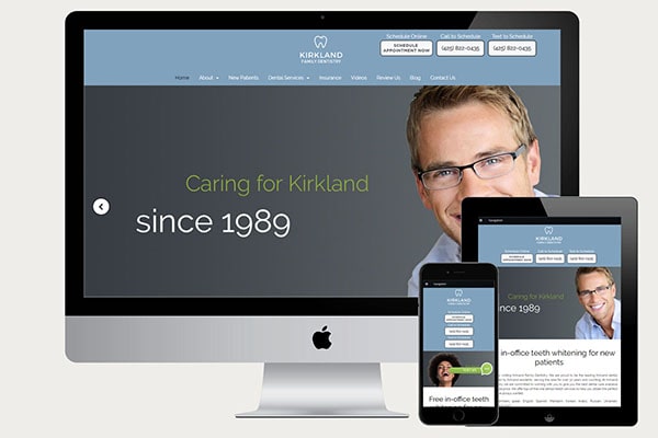 Kirkland Family Dentistry Website